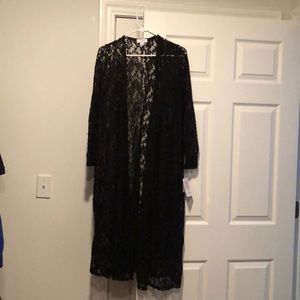 NWT black lace sarah